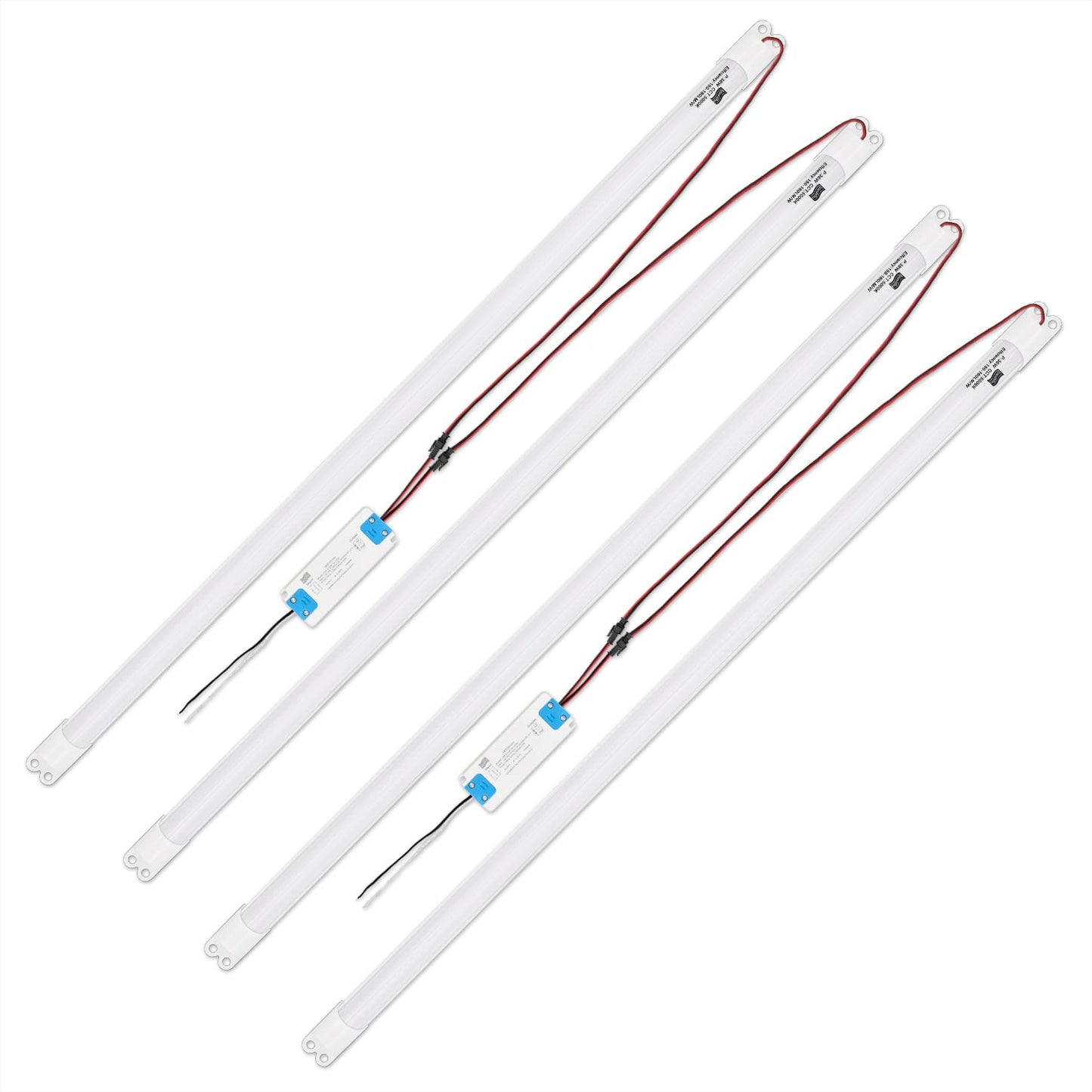 Splendidlled 4FT Magnetic LED Retrofit Kit, 36W, 3500K Warm Light, 2 Pack