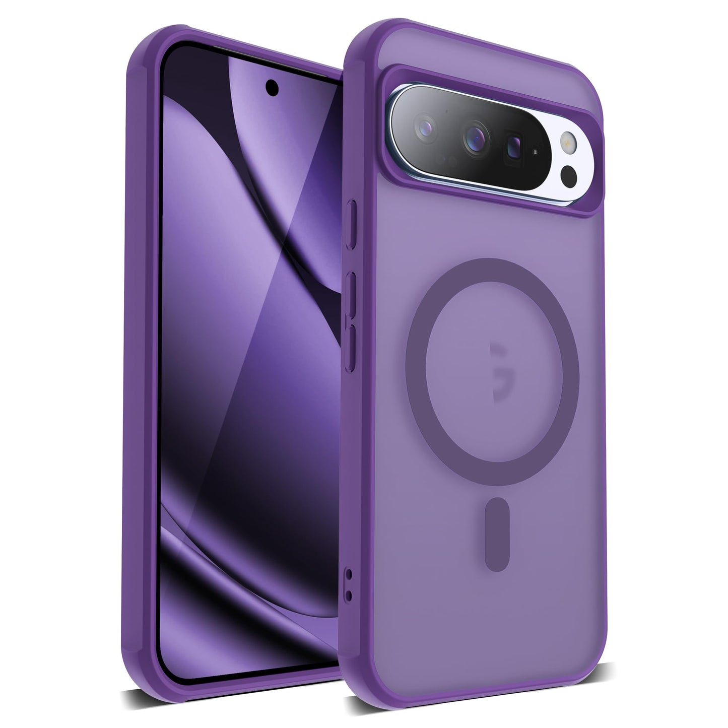 Sleekcover Compatible With Google Pixel 10 Pro Xl Case With Magnetic Translucent Matte Phone Case With Anti-Fingerprint Tech [Co