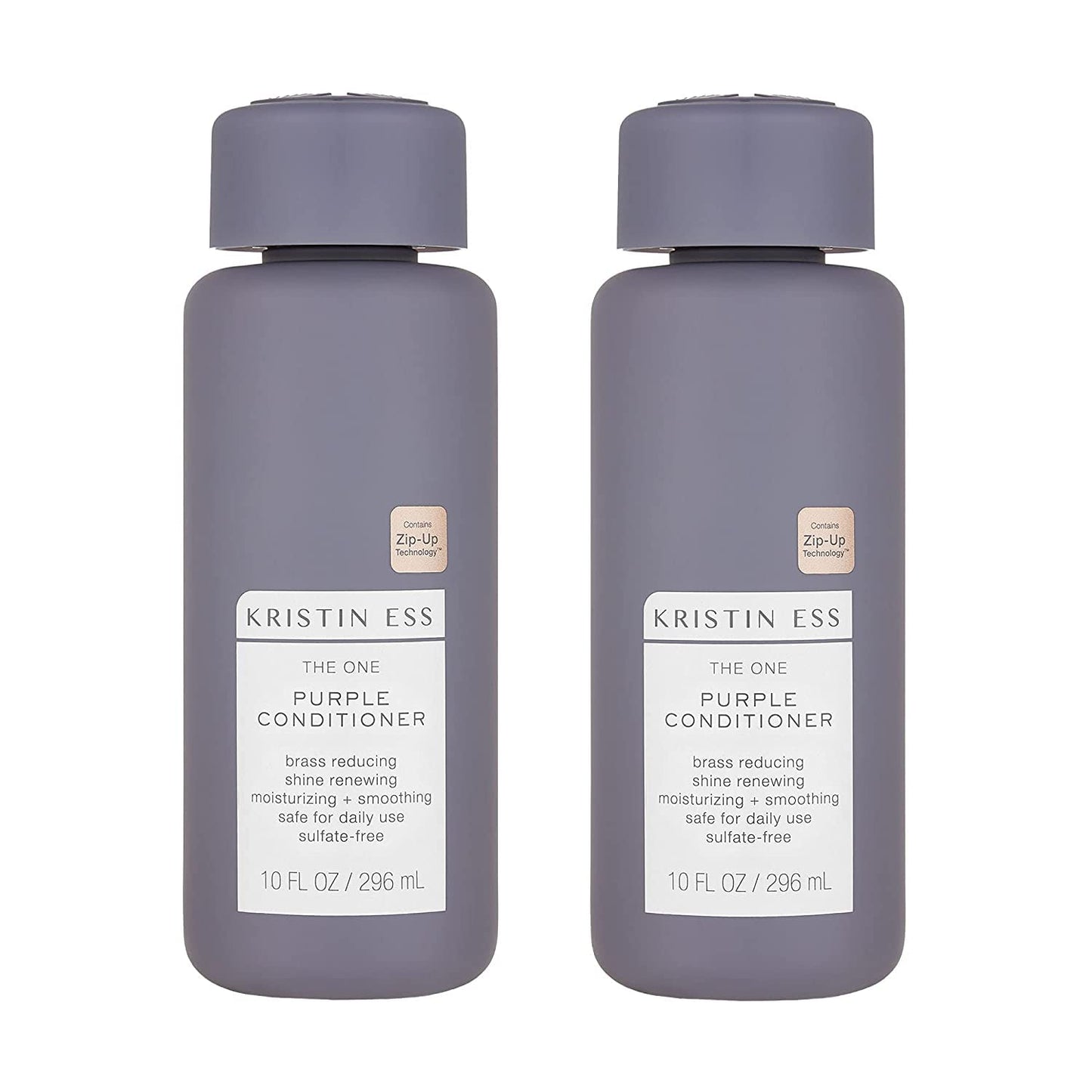 Kristin Ess Hair The One Purple Conditioner, Toning for Blonde Hair, Neutralizes Brass + Yellow Tones, Sulfate and Paraben Free,