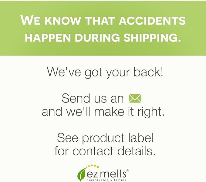 EZ Melts Dissolvable Iron Supplement 18 mg, Sugar-Free, 3-Month Supply