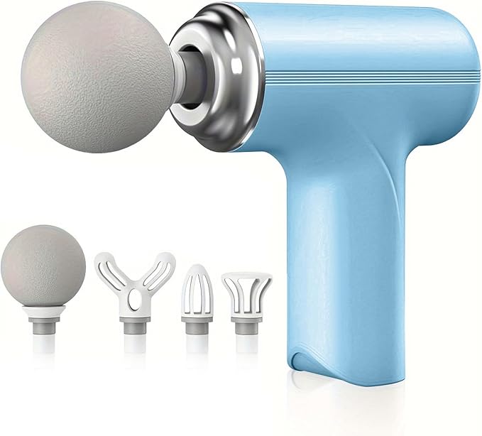 YUESHANHE Massage Gun, Electric Massager, Suitable for Whole Body to Relieve Fatigue, Replaceable Massage Head Impact Mass...