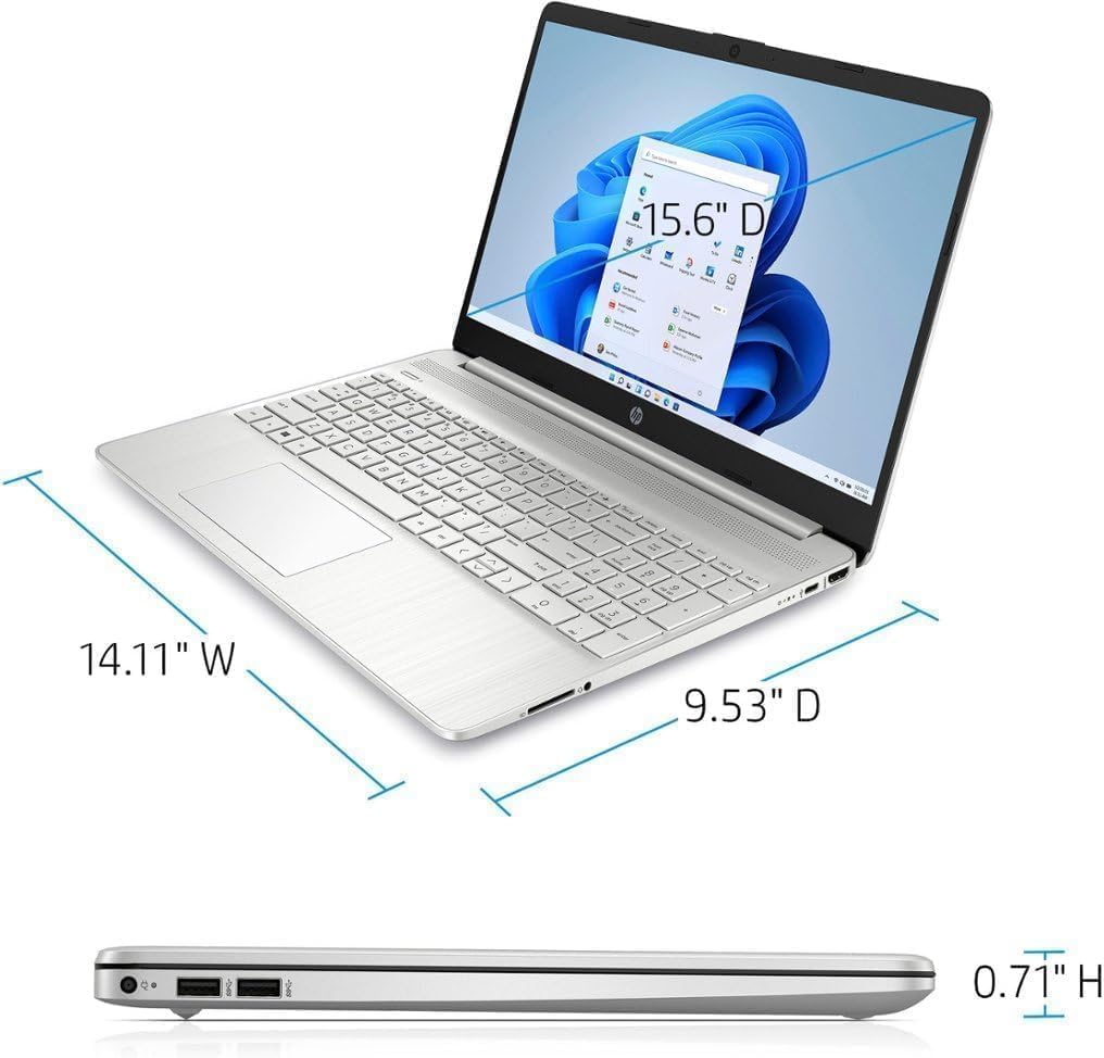 Hp Touchscreen Business Laptop Newest, 15.6 Hd Touch Display, Intel 6 Cores I3-1215U Beats I5-1135G7, 16Gb Ram, 1Tb Ssd, Long Ba
