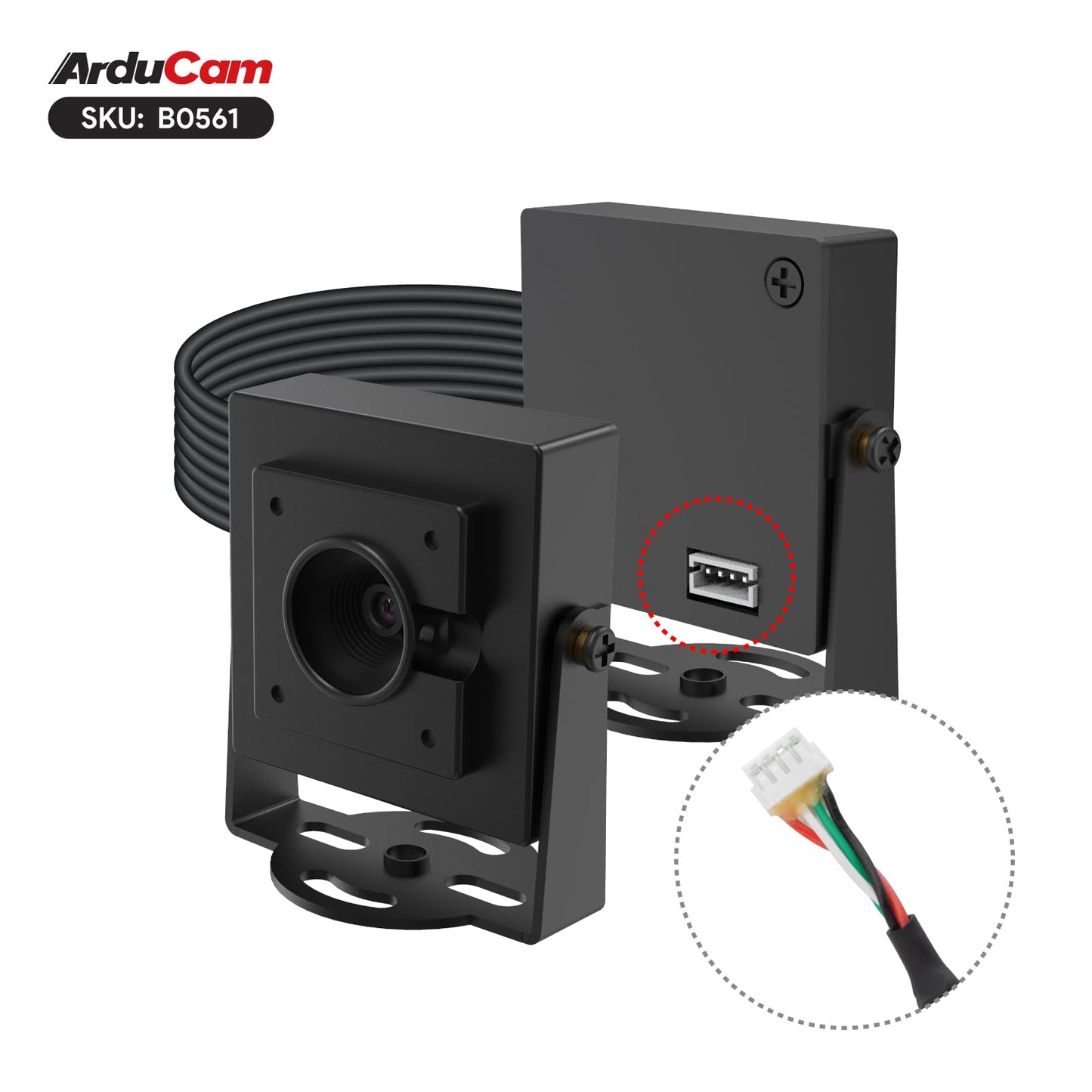 Arducam 16MP USB Camera Module, AutoFocus Lightburn Camera, Support Digital PTZ, Compatible with Windows, Linux