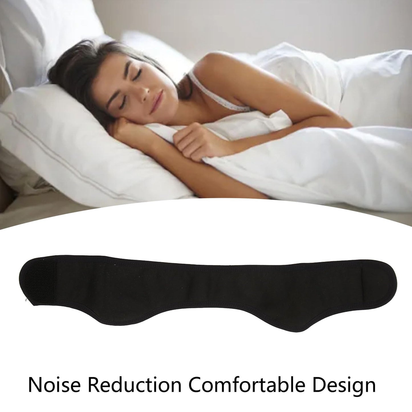 Agatige Sleep Ear Muffs, Soundproof Sleep Earmuff Headband Sleeping Noise Cancelling Ear Wrap Muffs Winter Women Sleep Mask (1, Black)