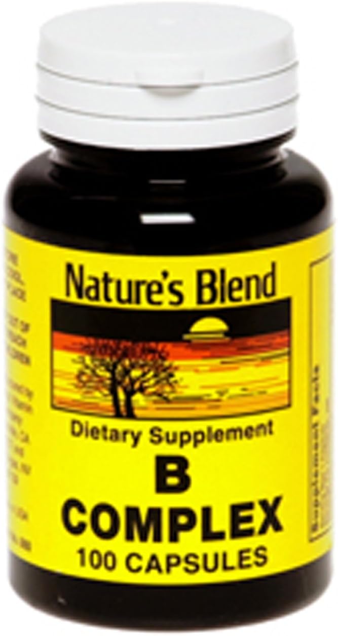 Natures Blend Nature's Blend B Complex Capsules, 100 Caps