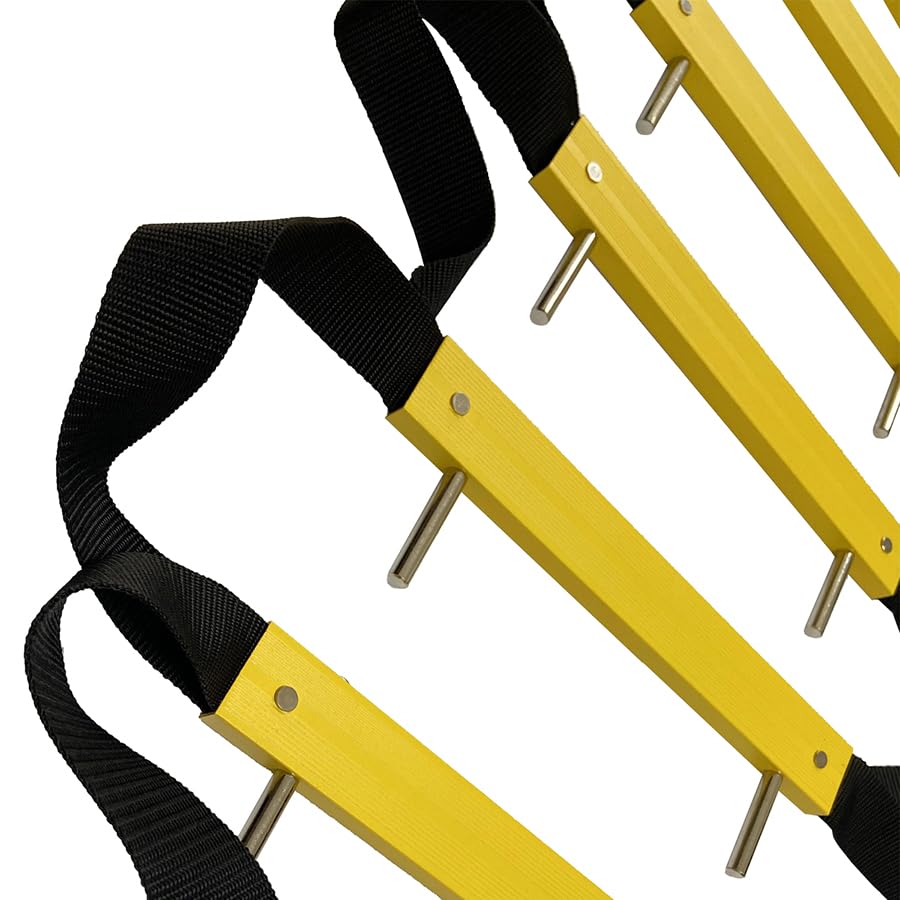Fire Escape Ladder 3 Story | Rope Ladder Fire Escape for Homes 3rd Floor | Portable, Foldable & Compact | Emergency Ladder Suitable for Balcony & Windows | Survival Tool in Case of Fire Brake