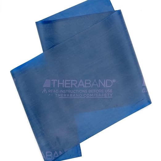 THERABAND Professional Latex Resistance Bands, Individual 6 Ft Elastic Band for Upper & Lower Body Exercise, Physical Ther...