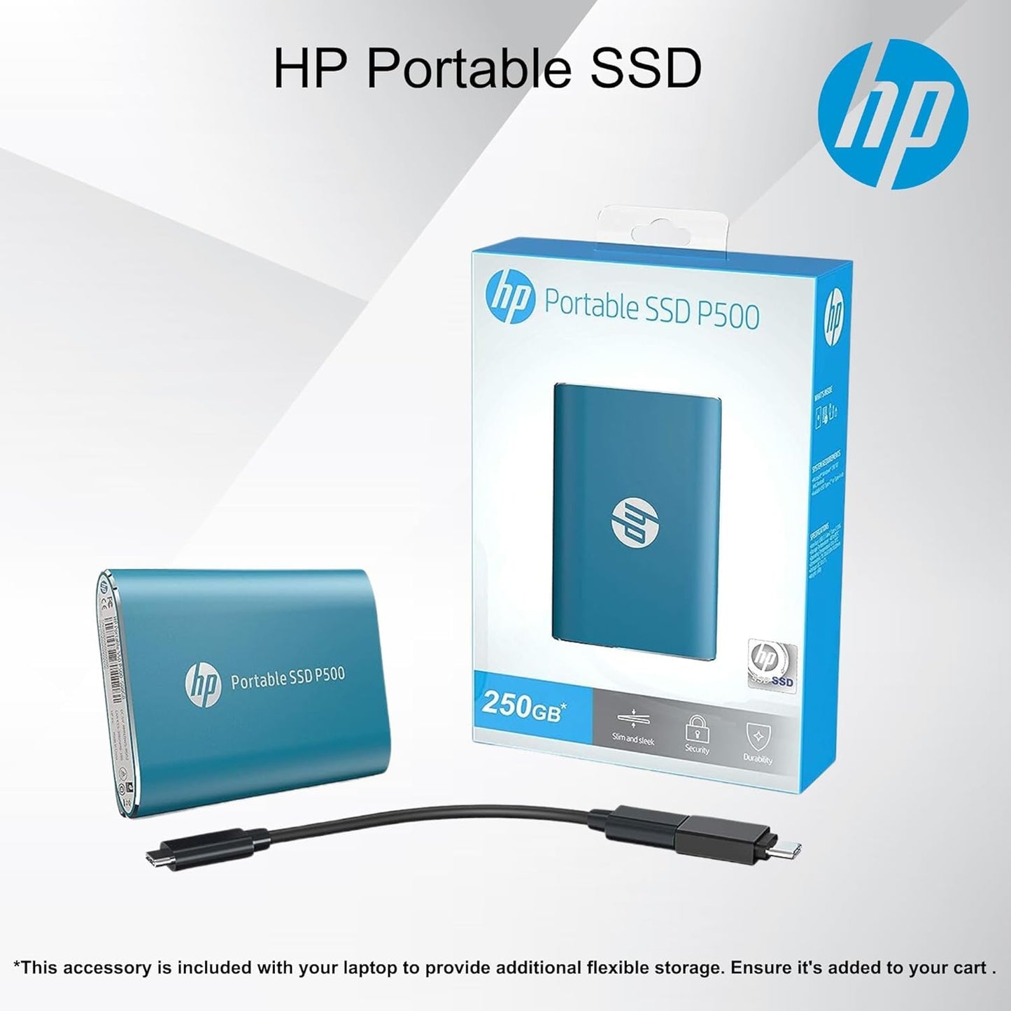 Hp Essential Business Laptop, 15.6 Fhd Display, Amd Ryzen 5 5500U 6-Core Processor (Up To 4.0Ghz), Sd Card Reader, Usb-C, W P500