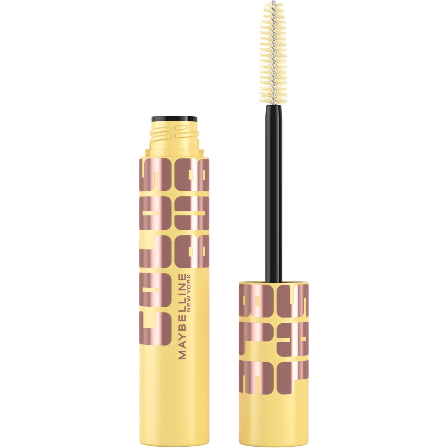 Maybelline The Colossal Bubble Washable Mascara, Buildable Mascara Volume and Length Formula for Bold, Separated Lashes, Very Bl
