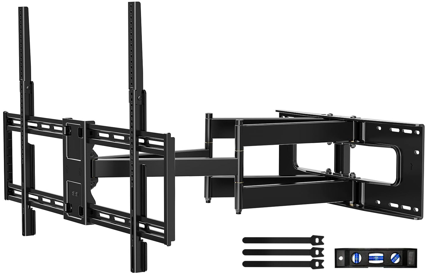 HOME VISION Full Motion Long Arm TV Wall Mount Bracket, Fits 75, 80, 85, 86, 98, 100 inch Flat or Curved TVs Up to 800x600 VESA & 165LBS, TV Mount with Full Motion, Swivel, Tilt, Extension, Heavy Duty