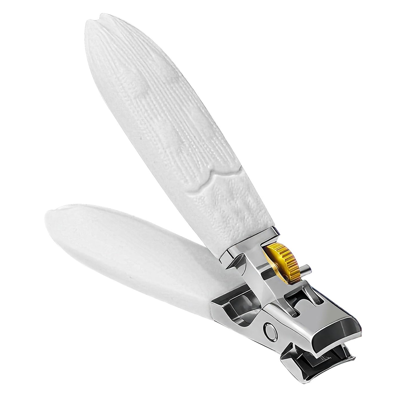 UANRNA Heavy Duty Nail Clippers for Thick Toenails & Fingernails - Razor-Sharp Stainless Steel Blades with Wide Jaw, Anti-Slip G