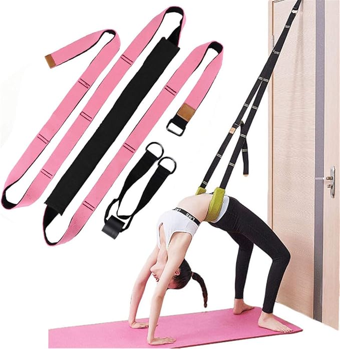 Back bend Assist Trainer - Improve Back and Waist Flexibility, Door Flexibility Stretching Strap, Home equipment for Balle...