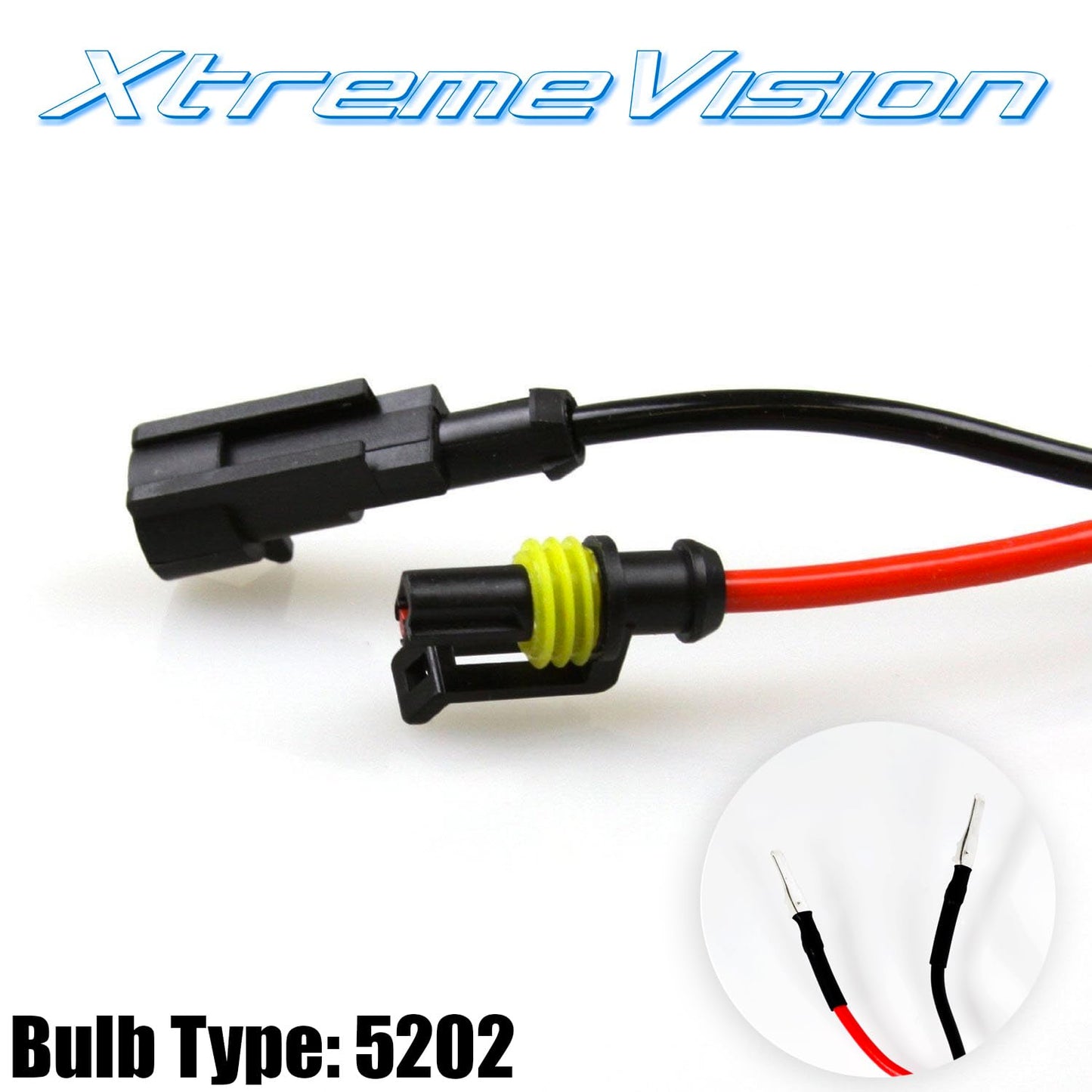 Xtremevision Hid Xenon Replacement Bulbs - 5202 (H16/9009) - 8000K Medium Blue - Dc Model (1 Pair)