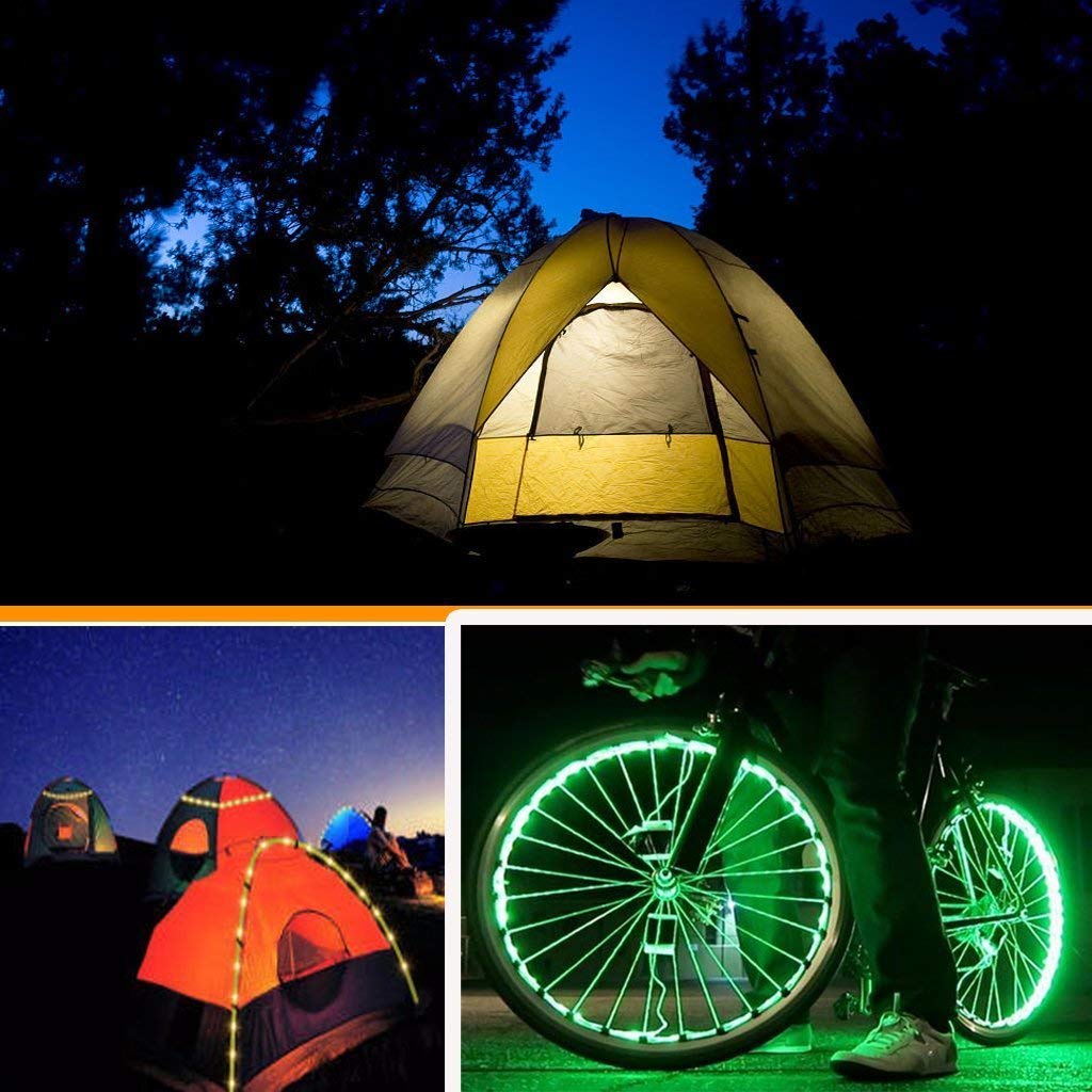 Baoyuteda LED Strip Lights, 5050 RGB, 2M/6.6FT, Battery-Powered, Flexible, 60 LEDs, Model 30RGB