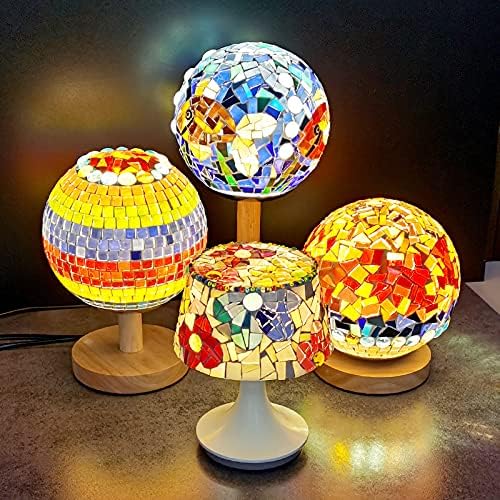 1.1lb Irregular Crystal Mosaic Tiles,Small Mosaic Tile DIY Hobbies Children Handmade Crystal Craft for Crafts Bulk DIY Picture Frames Handmade Jewelry Coaster (Blue Series)