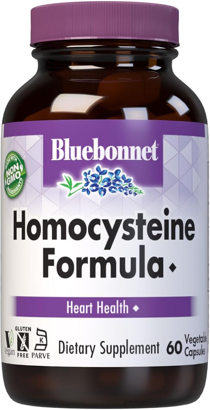 BlueBonnet Homocysteine Formula Supplement, 60 Count