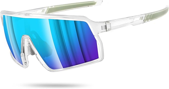 Polarized Sports Sunglasses UV Protection Ventilation Design Outdoor Sports Running Cycling Baseball Glasses for Men Women