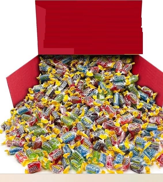 Jolly Rancher Hard Candy Bulk -10LB - 720 pieces - Assorted Variety Individually Wrapped Hard Candy to Celebrate Birthdays  Halloween  Easter Hunt  Christmas Pinata  office and Kids Party
