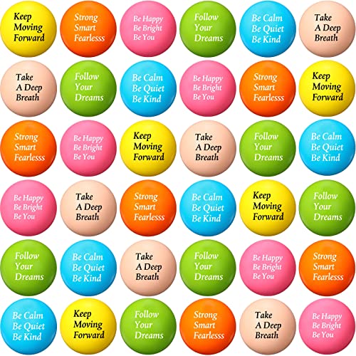 Aoriher 60 Pcs Motivational Stress Balls Quotes Inspirational Funny Colorful Foam Balls Hand Exercise Stress Relief Gifts ...