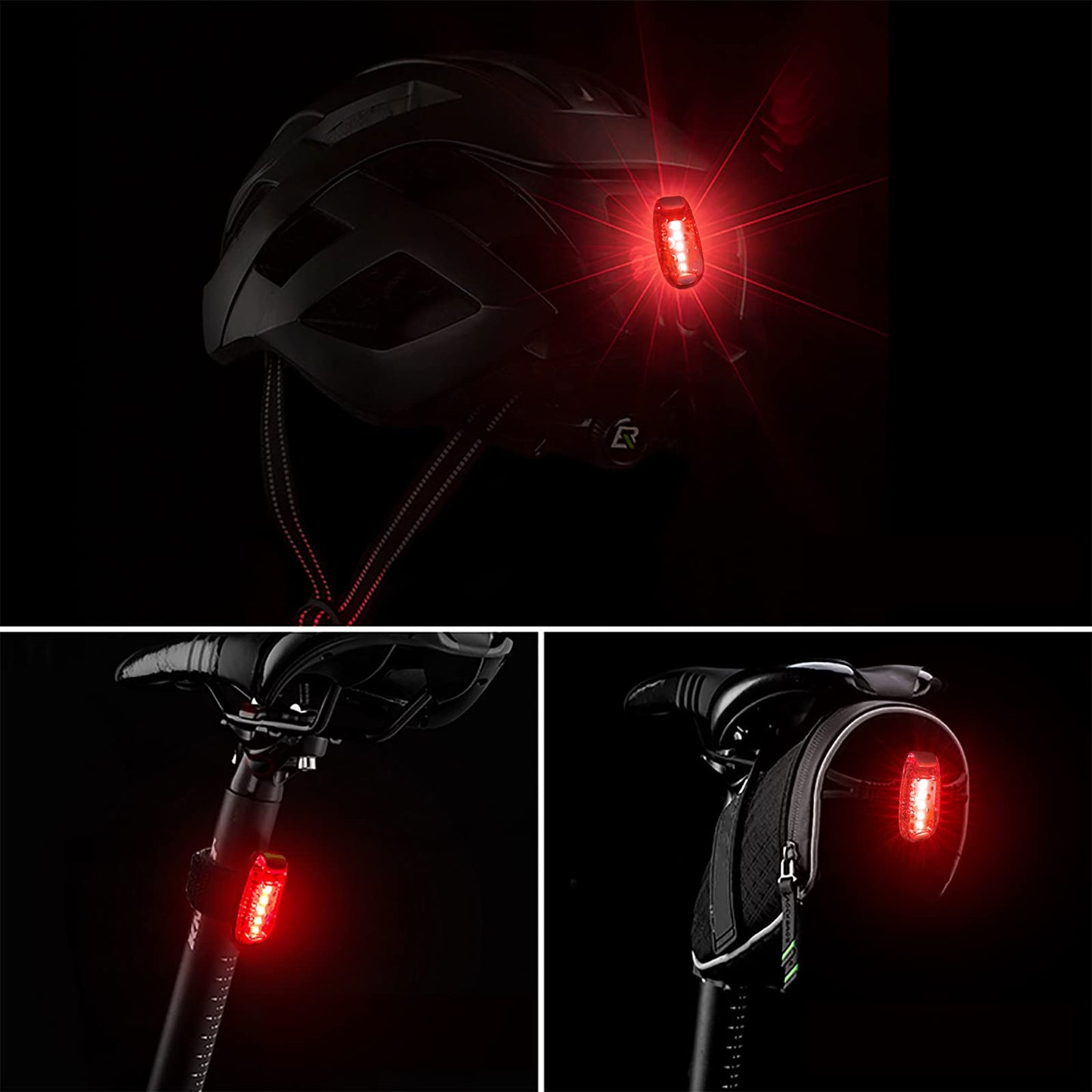 Amzonly 4-Pack Kayak Lights, IPX8 Waterproof, Battery Operated, Clip-On, Green/Red, Model A212-LED-2, Ideal for Night Kayaking