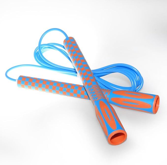 Skipping Jump Rope for Fitness Workout - Light Weight, Adjustable, Tangle Free, Excellent line control for Cardio Boxing, ...