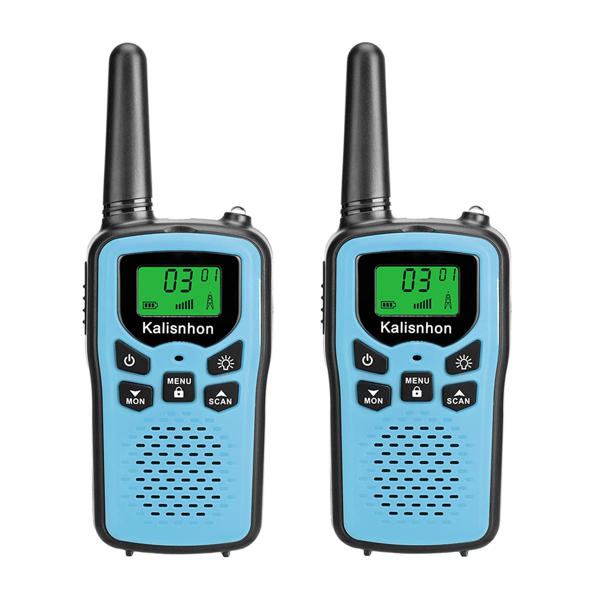 Walkie Talkies For Adults,Kalisnhon Walkie Talkies With 22 Frs Channels,Walkie Talkie Long Range With Flashlight Vox Lcd Display