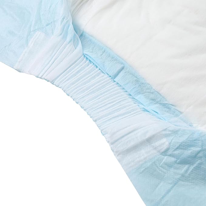 CutiePlusU Disposable Adult Diaper Heavy Absorption Dry Surface Adult Diapers All Night- Blue 10 Pieces