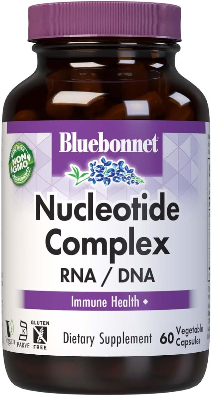 BlueBonnet Nucleotide Complex Supplement, 60 Count, White
