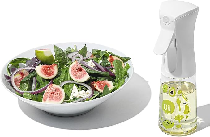 Mistifi oil spray PET bottle 200ml Upgraded Version.Fine Mist Spray Bottle for Air Fryer, Olive Oil, Avocado Oil, Healthy Nonstick Frying, Commercial & Home Kitchen Use　(PS601-200ml 2Pc)