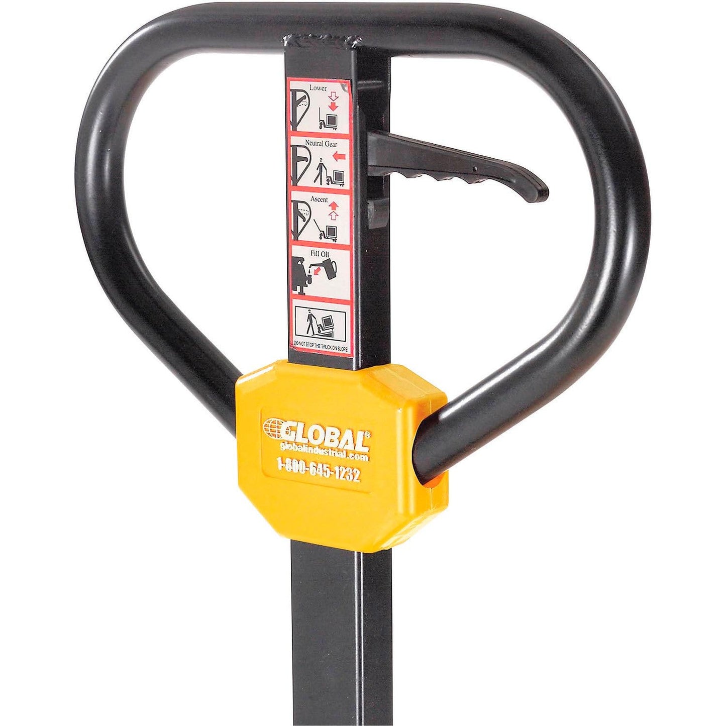 Global Industrial General Purpose Industrial Duty Manual Pallet Jackwith 27" W x 42" L Forks, 5500 lb. Capacity, Pallet Jack for Warehouse, Manufacturing and Retail