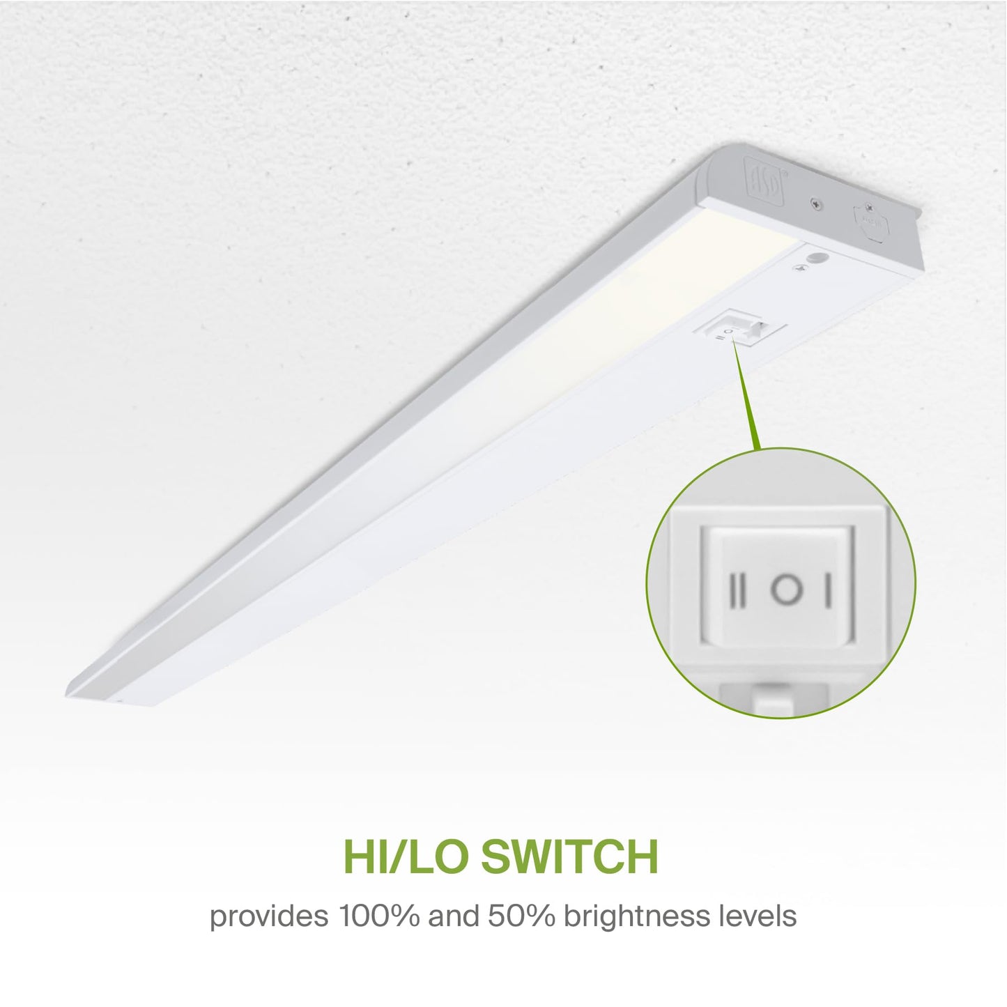Asd Led Under Cabinet Lighting 32 Inch  Dimmable  Hardwired Or Plug-In Installation  3 Color Levels- 2700K/3000K/4000K  Linkable Kitchen Under Counter Lighting  Etl & Energy Star  White  12 Pack