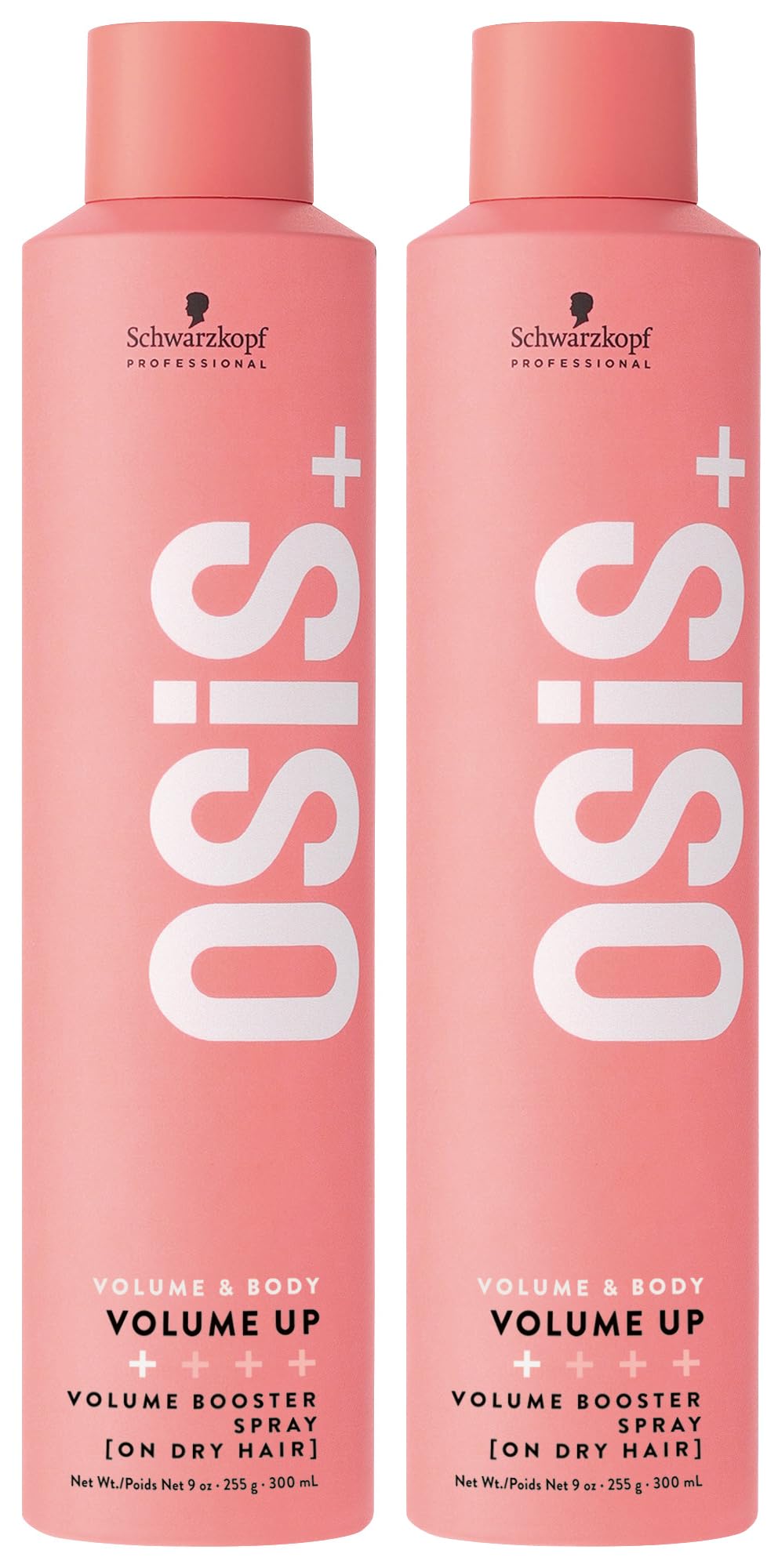 OSiS+ Volume Up Booster Spray, 9 oz (2 Pack) - Lightweight Flexible Style Control - Textured Volume with Natural Movement and Fe