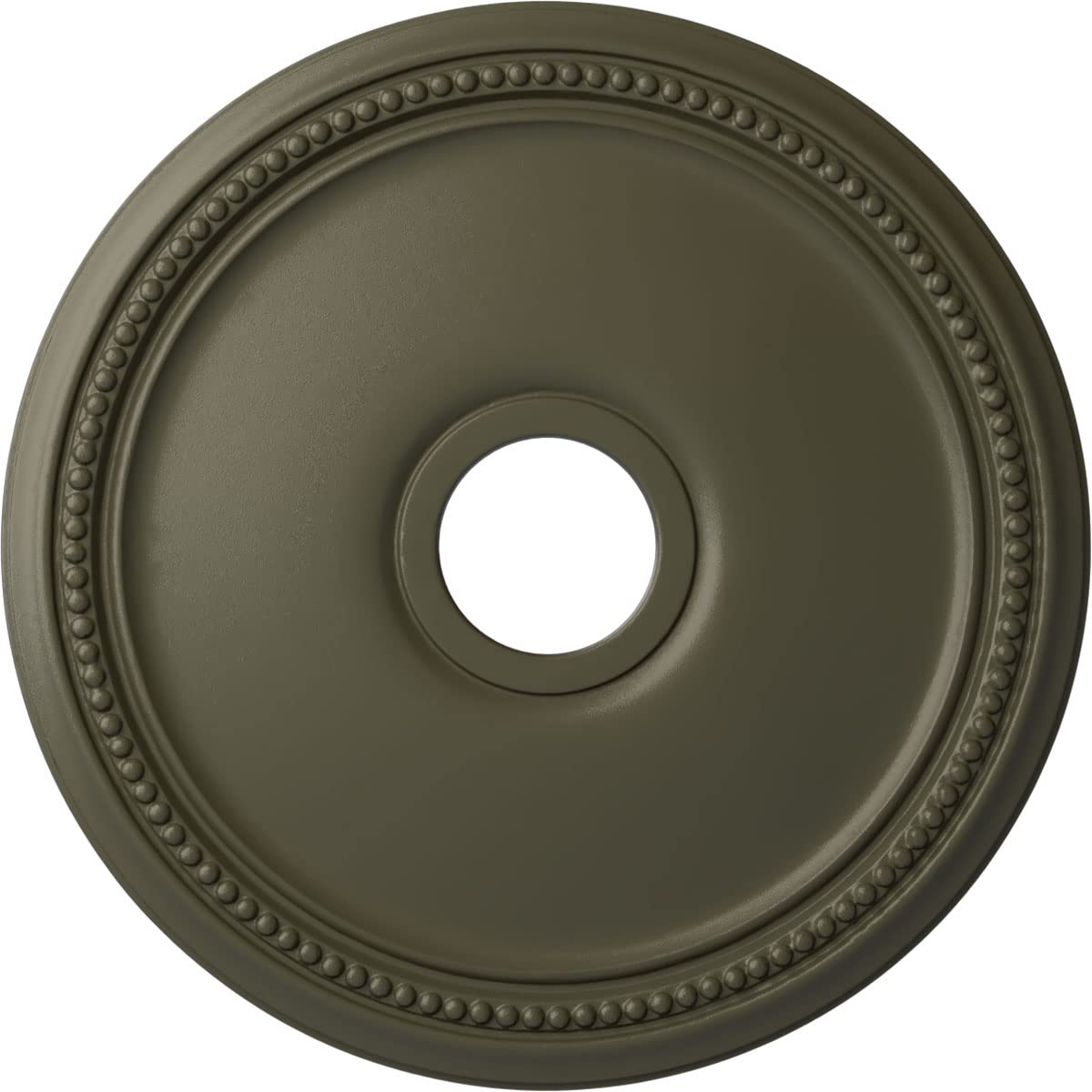 Ekena Millwork Cm18Diwhf Diane Ceiling Medallion, 18Od X 3 5/8Id X 1 1/8P (Fits Canopies Up To 5 3/8), Hand-Painted Witch Hazel