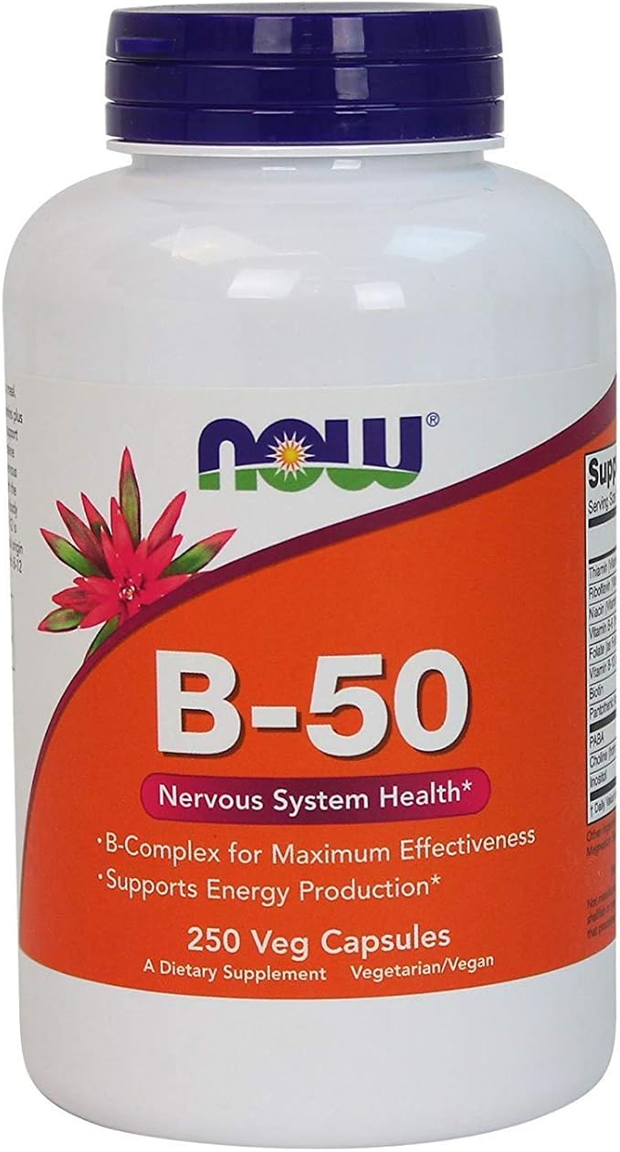 Now Foods, B-50, 250 Veg Capsules (pack of 2)