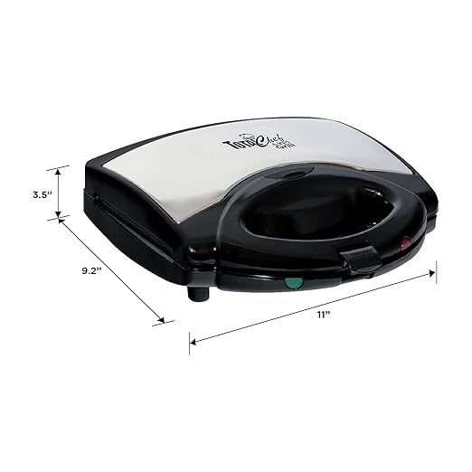 Total Chef 4 in1 Grill Waffle Maker - Mini Belgium Waflera, Sandwich, Panini Press Machine, Electric, Non-Stick Removable Plates, Easy To Clean Countertop Cooking Kitchen Appliance For Breakfast