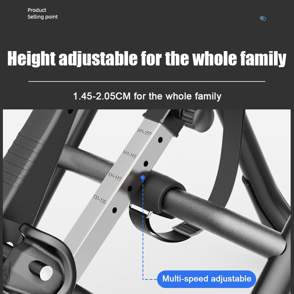 MAgiLL Heavy Duty Inversion Table 330 lbs Capacity with Adjustable Protective Belt Inversion Table for Back Pain Relief Updated