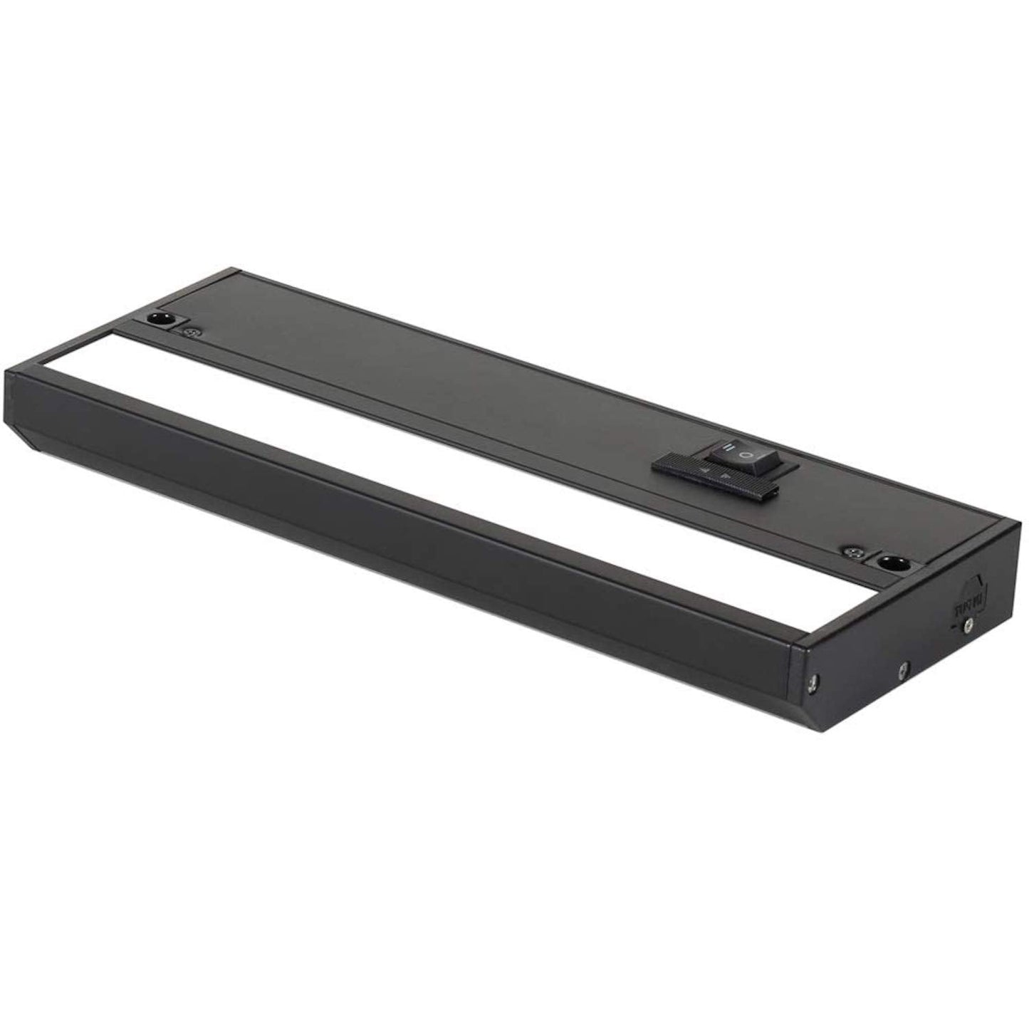 Led Under Cabinet Lighting Hardwired - Linkable Undercabinet Lights For Kitchen - 3Cct 9 Inch Black Finish - Undercounter Dimmable Plug In Light Or Hard Wired - Under Counter Fixture Direct Wire