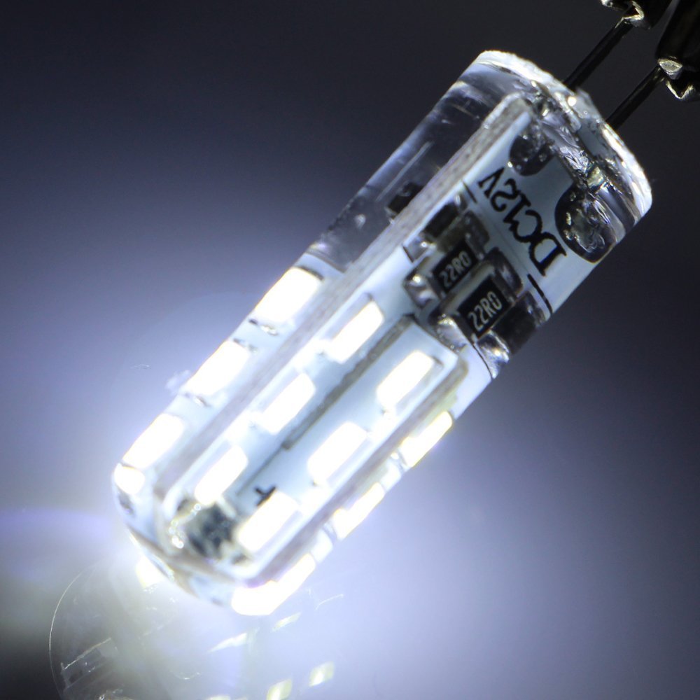 RA RAYHOO G4 LED Bulb 10pcs 1.5W AC/DC 12V Replacement 6000K White