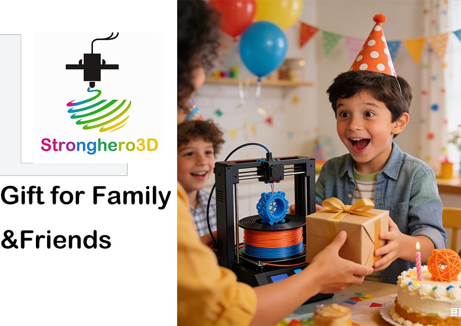 Stronghero3D PLA 3D Printer Filament 1.75mm,Sparkling Glitter Chameleon,Color Change with Angel,Galaxy starly,Green Black Filament,1kg(2.2lbs) Accuracy +/-0.05mm for ender3 Cr10 Sovol
