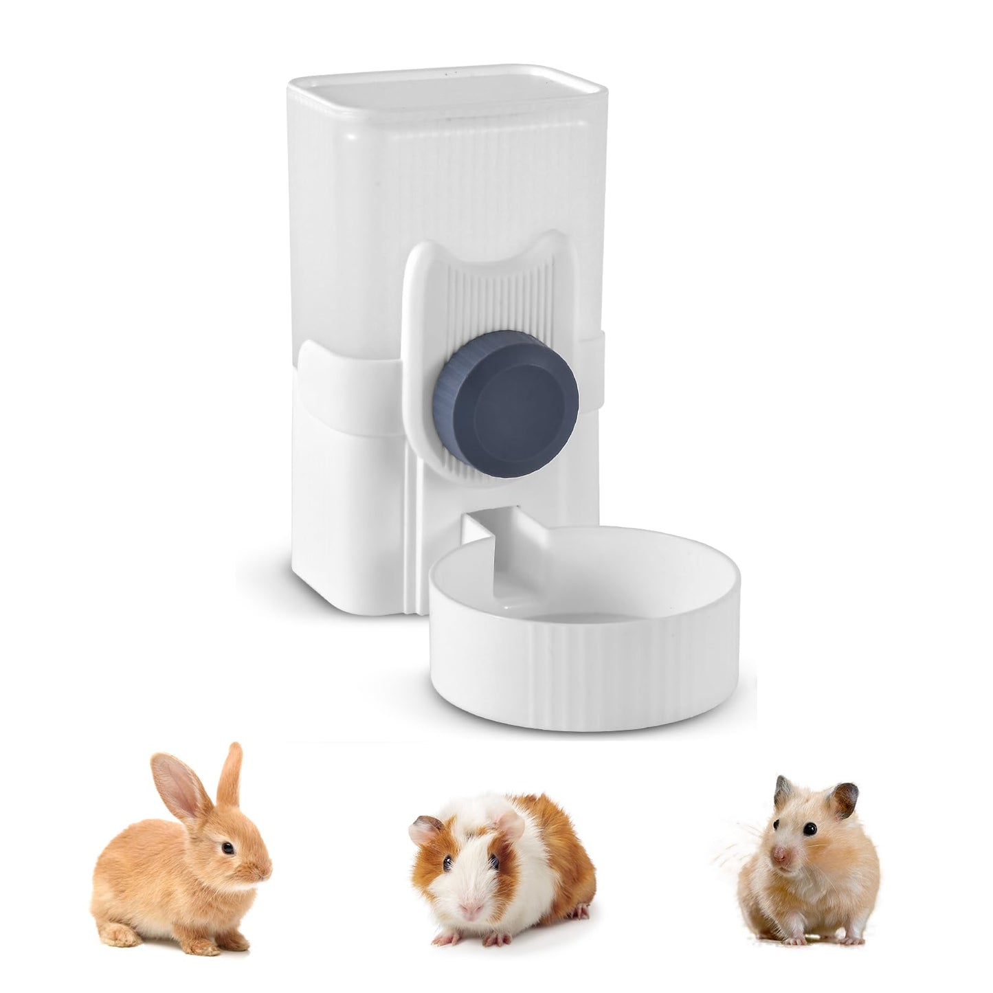GLYVIAN Rabbit Water Bottles 33oz Hamster Water Bottle Hanging Guinea Pig Water Dispenser No Drip Bunny Supplies for Small Pet Animal
