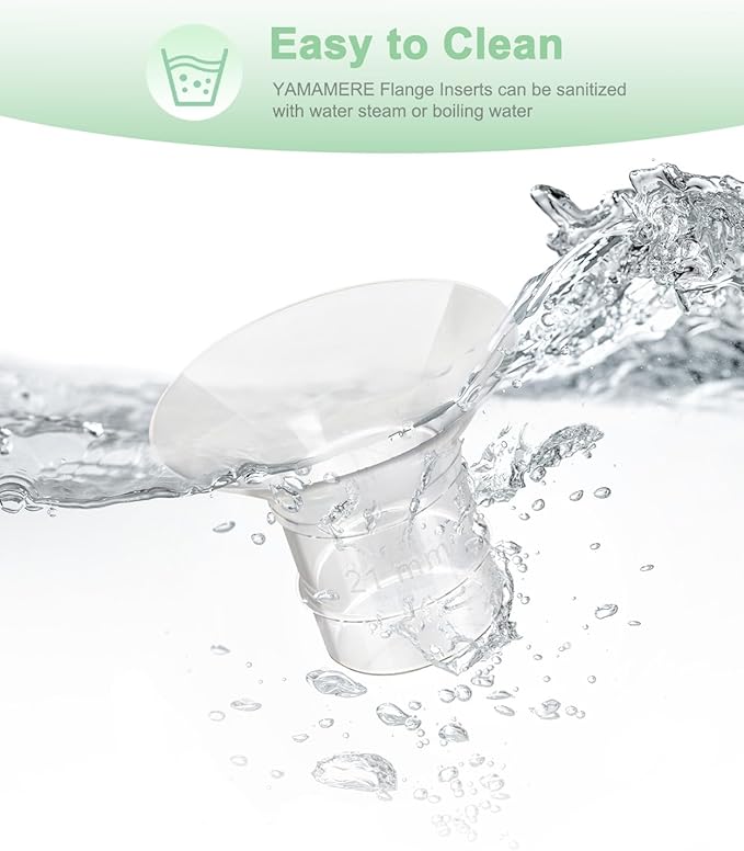 Wearable Breast Pump Accessories Replacement Parts Flange Insert 19mm Compatible with Momcozy CPPSLEE TSRETE HAUTURE eulumap S12 S9 S10 S12A MOMMED Mumgaroo MISSAA TSRETE Bioby S18 S21 S23