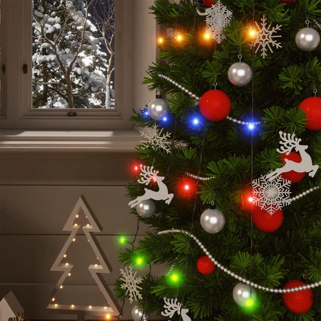 Vidaxl 2 X Solar Lights Christmas Decoration Solar String Lights Holiday Garden Decoration 2 X 200 Led Colourful Indoor Outdoor