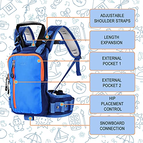 QOGIR Ski and Snowboard Harness for Kids: Learn to Ski and Teach Your Child The Speed Control