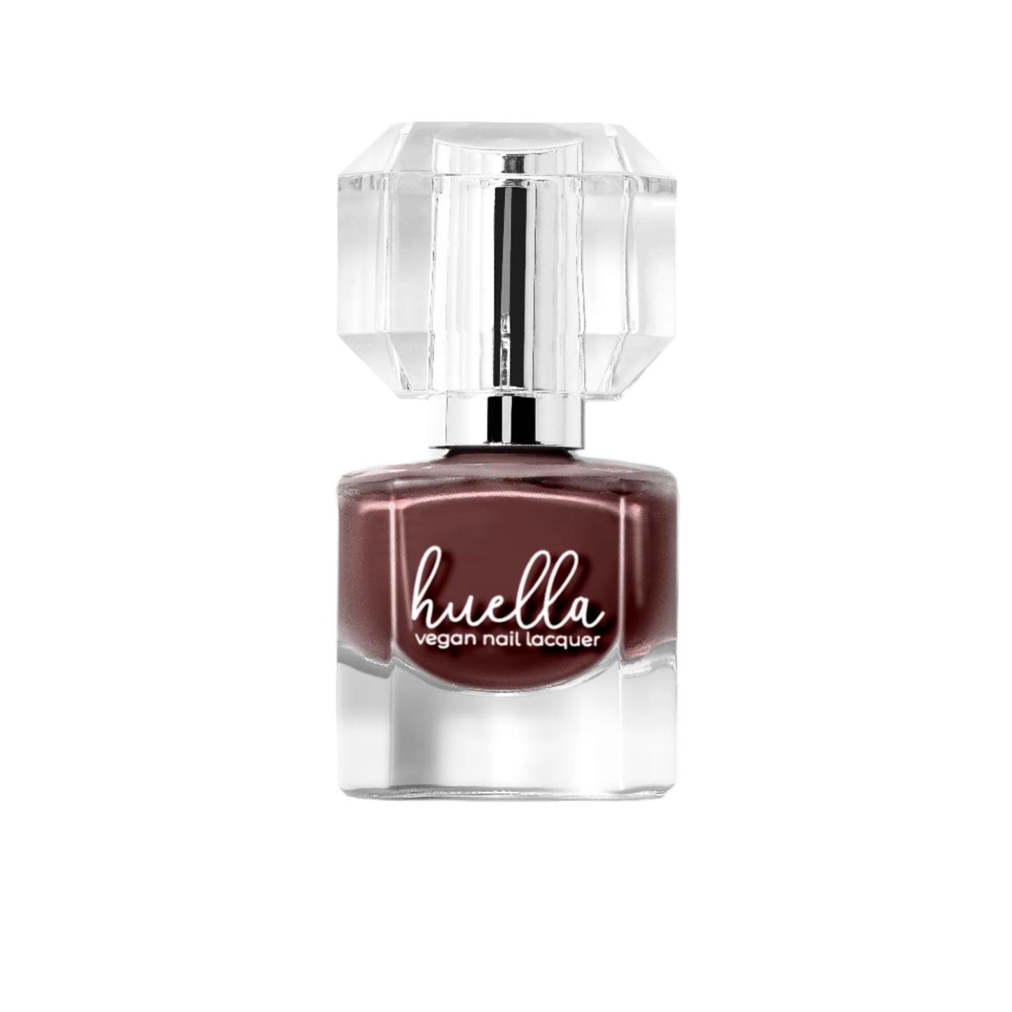 Huella Vegan Nail Polish, Clean Beauty, 15-Free & Cruelty-Free - Longwear, Glossy Finish, Chip-Resistant, Lacquer (Caf   Noir)