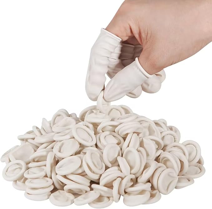 tifanso Finger Cots Disposable, Medium Finger Thumb Gloves Protectors, Sleeves Covers Protection for Fingertips (Approx.21...