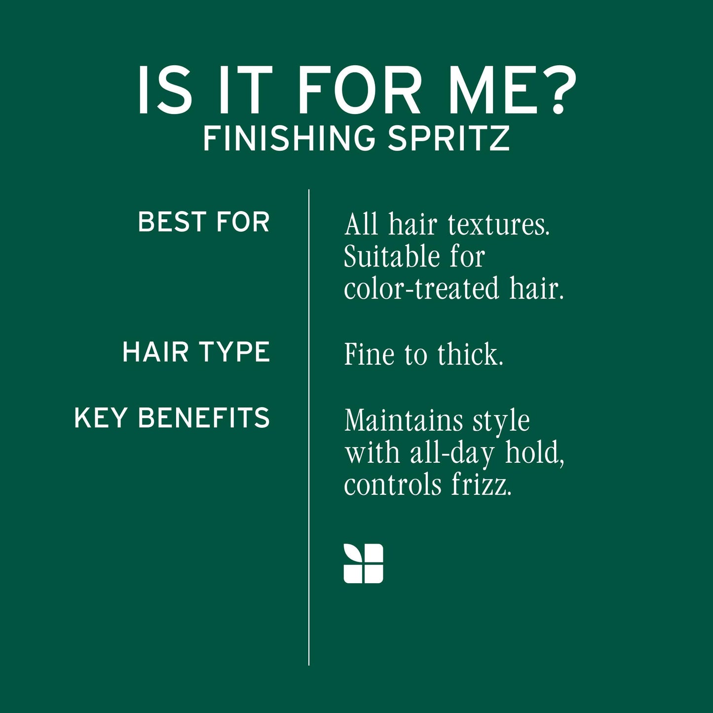 Biolage Finishing Spritz - Strong Hold, Quick Dry Non-Aerosol Hairspray, Controls Frizz for Up to 24 Hours, Vegan & Cruelty-Free