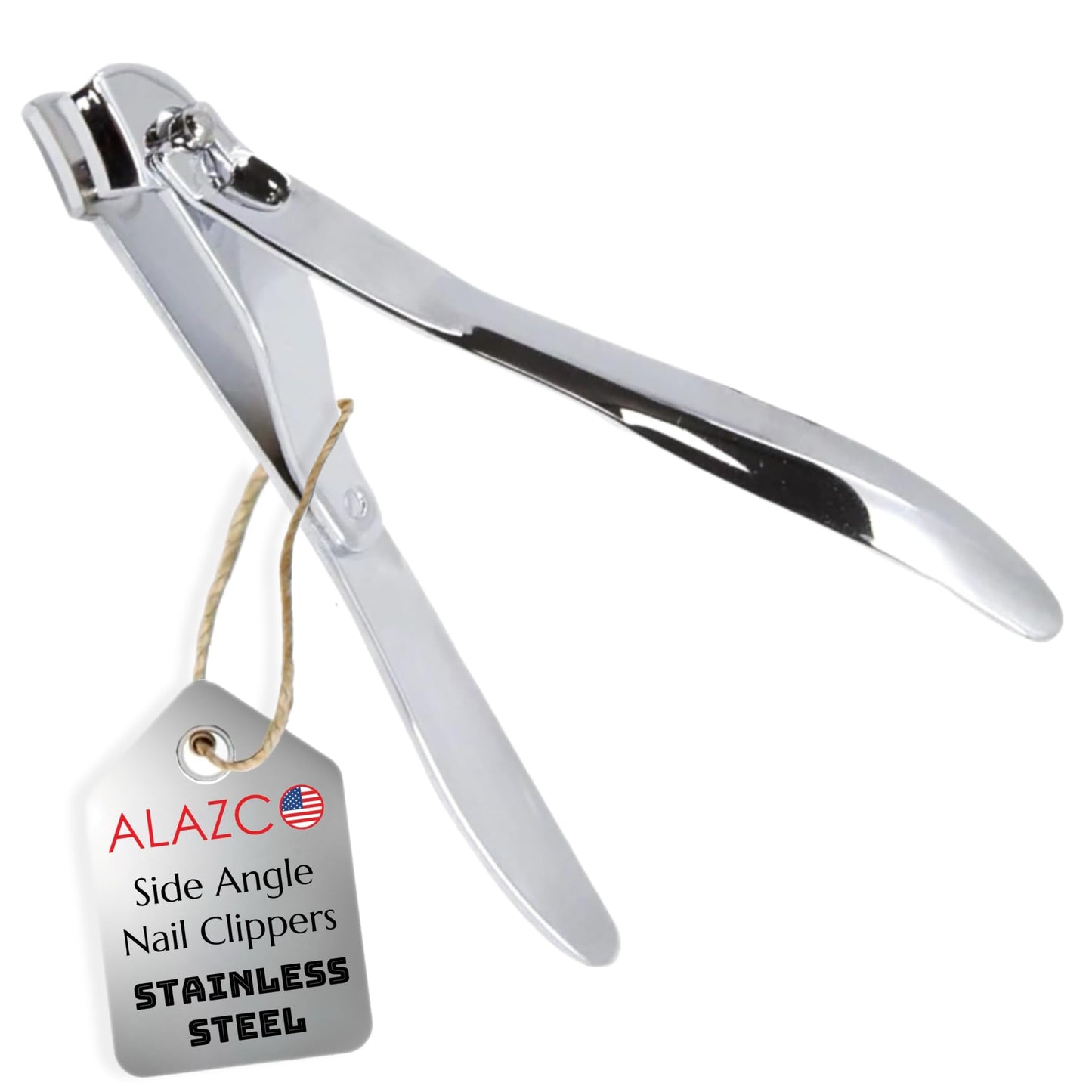 1 Side Angle Stainless Steel Fingernail or Toenail Side Nail Clipper Cutter