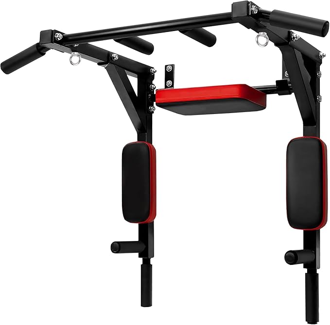 MKSY Multifunctional Wall Mount Pull-Up Bar fitness equipment,Chin-Up For Indoor Home Gym Workout,Supports to 440 Lbs
