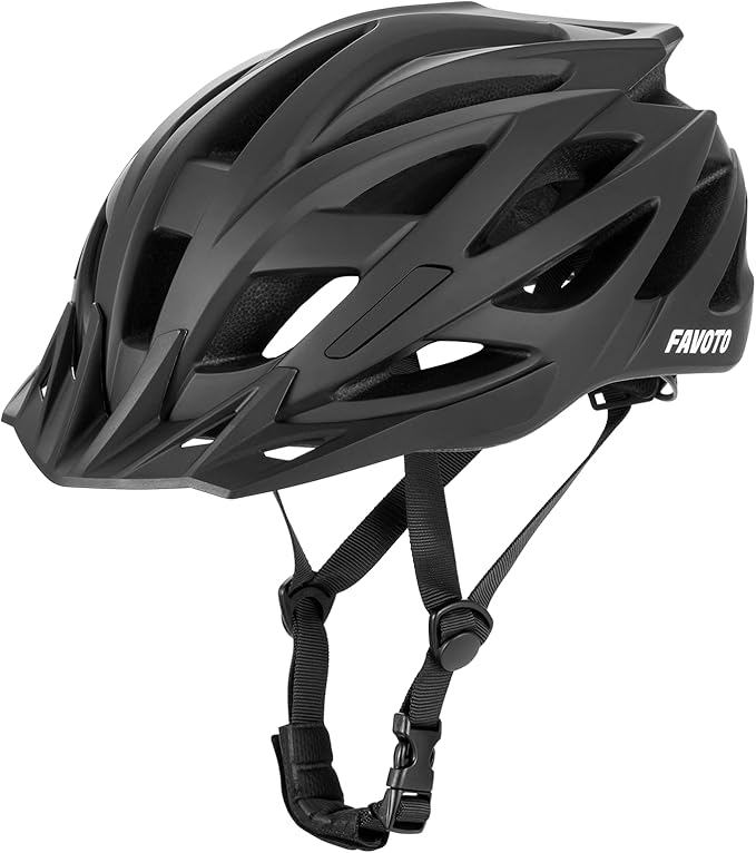 Favoto Bike Helmet for Adults – Lightweight Bicycle Helmet with Visor, MTB & Road Bike Helmet for Men and Women, CPSC Cert...