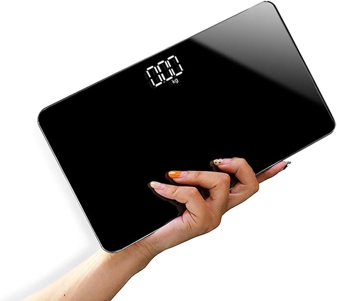 Travel Scale for Body Weight, Venugopalan Small Portable Body Weight Scales Digital Bathroom Mirror Scale Mini Electronic ...